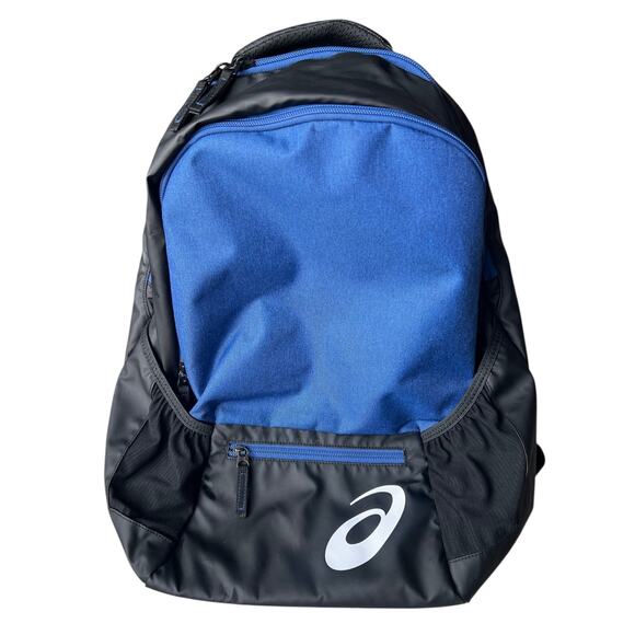 Asics Team Backpack Multi Pocket Royal Blue Heather - Picture 1 of 5
